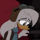 Della Duck, in her feelings, as are we all.